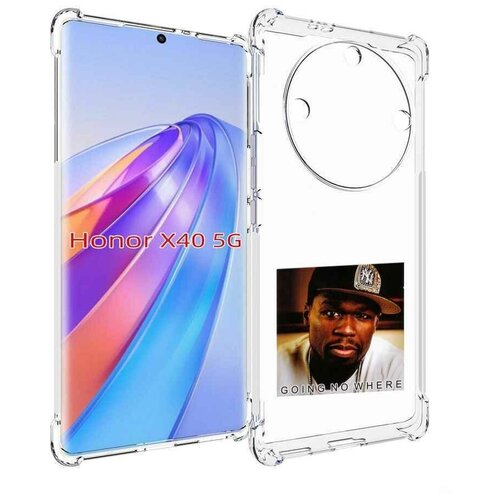 Чехол MyPads 50 Cent - Going No Where для Honor X40 задняя-панель-накладка-бампер чехол mypads 50 cent going no where для oppo realme c31 задняя панель накладка бампер