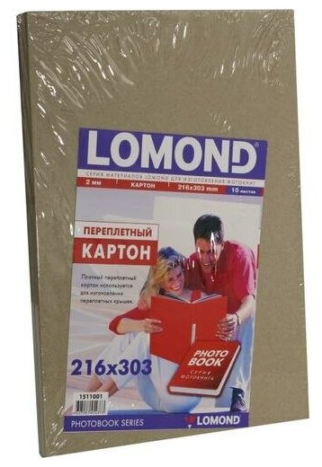 Цветной картон переплетный Lomond, 21.6x30.3 см, 10 л. 10 л. - фото №2