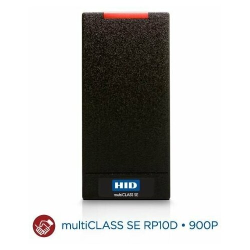 Считыватель HID PR10 multiCLASS считыватель iclass hid rp10 se 900ptnnek00000