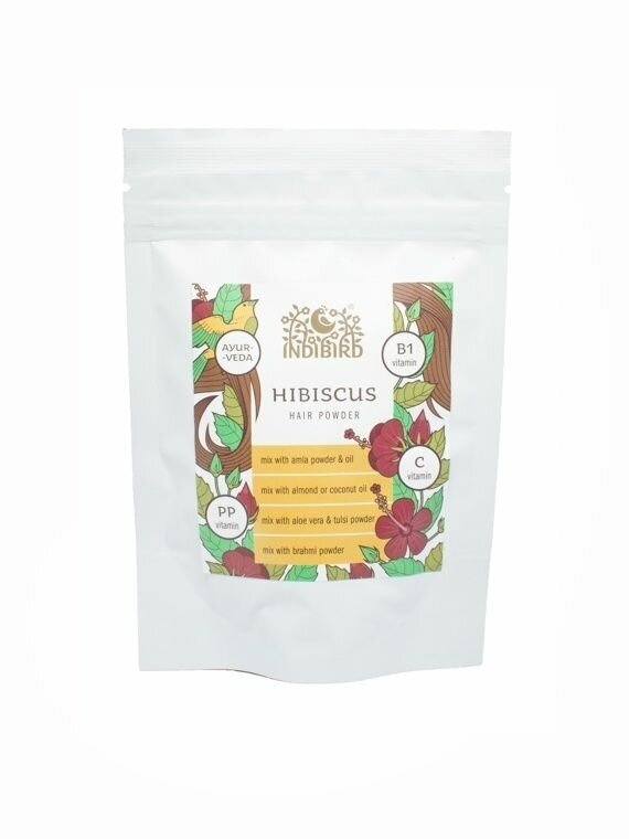 Indibird Порошок-маска для волос Гибискус (Hibiscus Hair Powder) 40 г