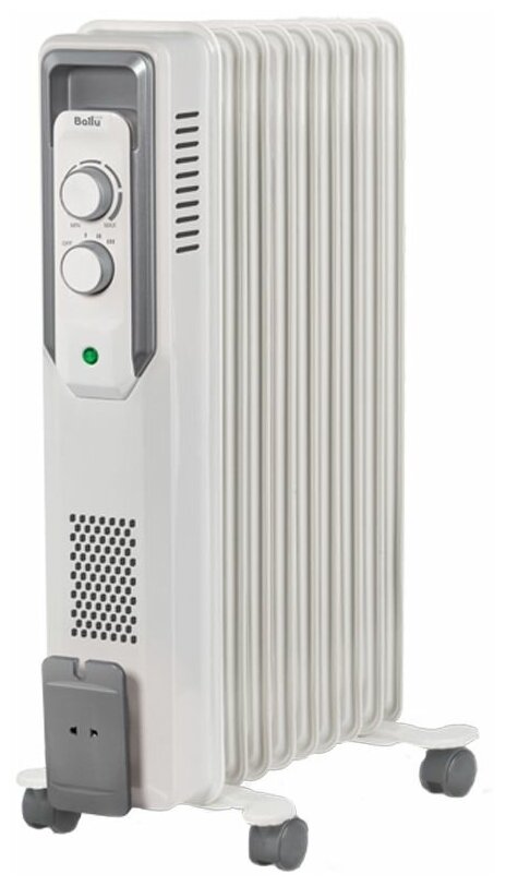 Масляный радиатор Ballu Cube BOH/CB-09 W 2000, белый