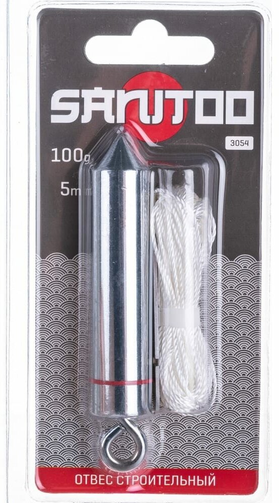 Sanitoo Отвес строительный 100 гр 3054 - фото №1
