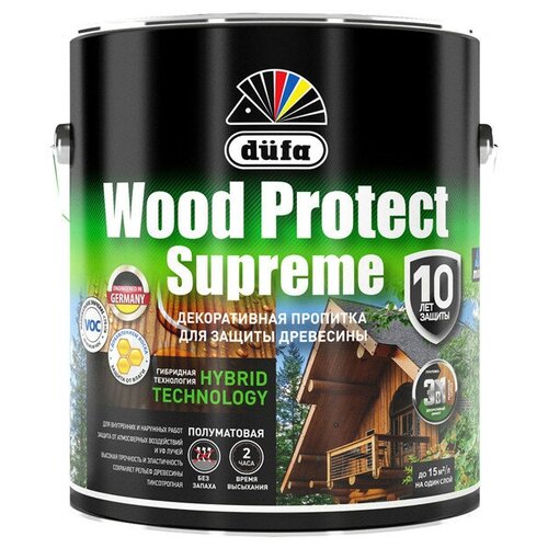 Средство деревозащитное DUFA Wood Protect Supreme 2,5л горная сосна,