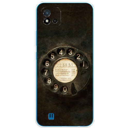 Силиконовый чехол на Realme C11 (2021) / Реалми C11 (2021) Старинный телефон сотовый телефон realme c11 2021 2 32gb blue
