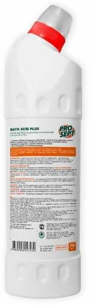 Чистящее средство Prosept Bath Acid Plus Citrus, концентрат, 750 мл - фотография № 15