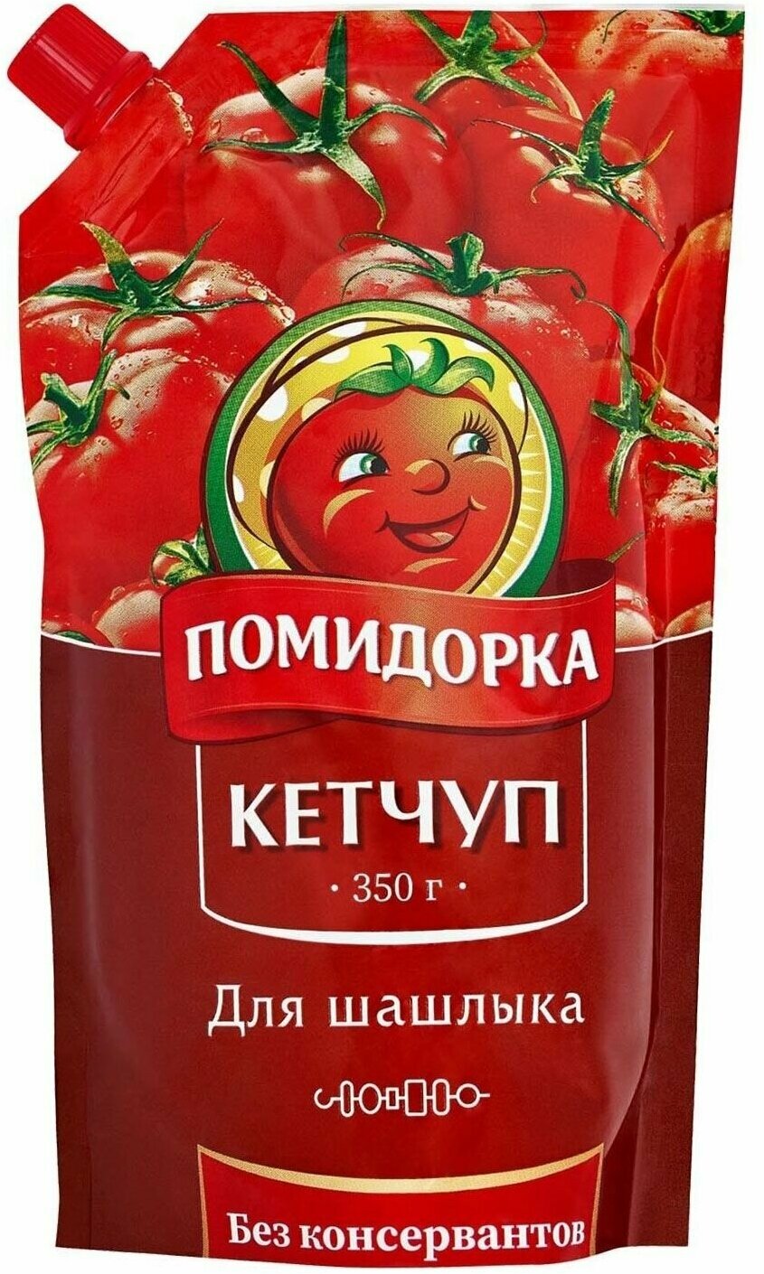 Кетчуп помидорка Для шашлыка, 350 г, 4 шт