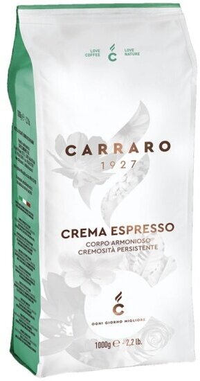 Кофе в зернах Carraro Crema Espresso 1 кг