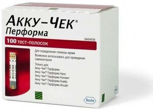 Тест-полоски Accu-Chek Performa (Акку-Чек Перформа) №100