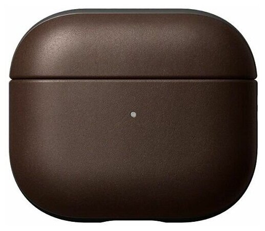 Чехол Nomad Modern Leather NM01001485 для зарядного кейса наушников Apple Airpods 2021, кожа натуральная, коричневый