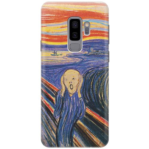 фото Gosso ультратонкий силиконовый чехол-накладка для samsung galaxy s9 plus с принтом "крик"