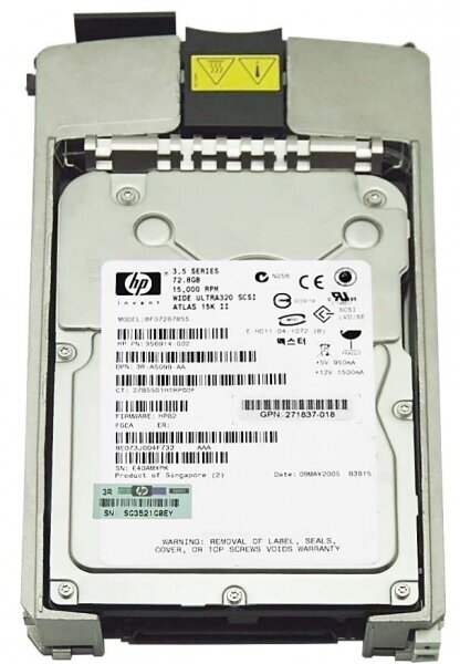 Жесткий диск HP 356914-002 72,8Gb U320SCSI 3.5" HDD