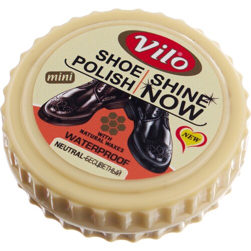 Vilo крем для обуви в шайбе, бесцветный, 25 мл