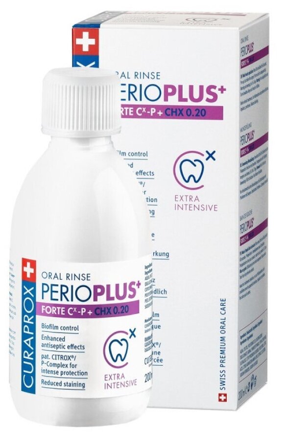 Curaprox Perio Plus Forte Хлоргексидин р-р д/полоскания фл.