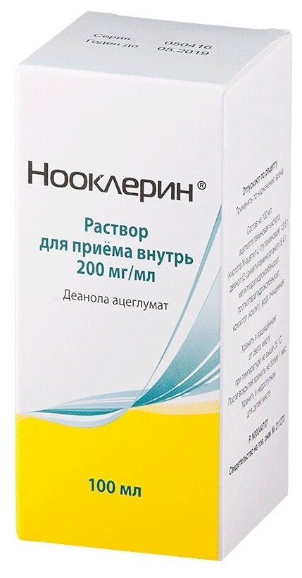 Нооклерин р-р д/вн. приема, 200 мг/мл, 100 мл