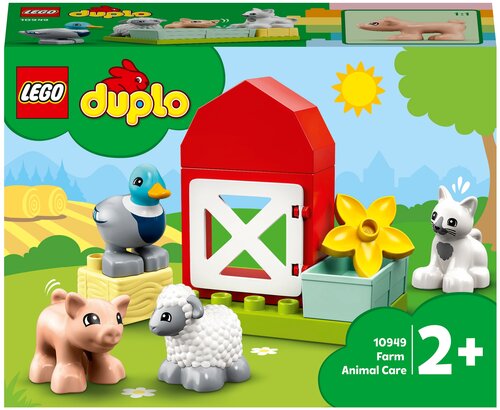 Конструктор LEGO DUPLO Town 10949 Уход за животными на ферме, 11 дет.