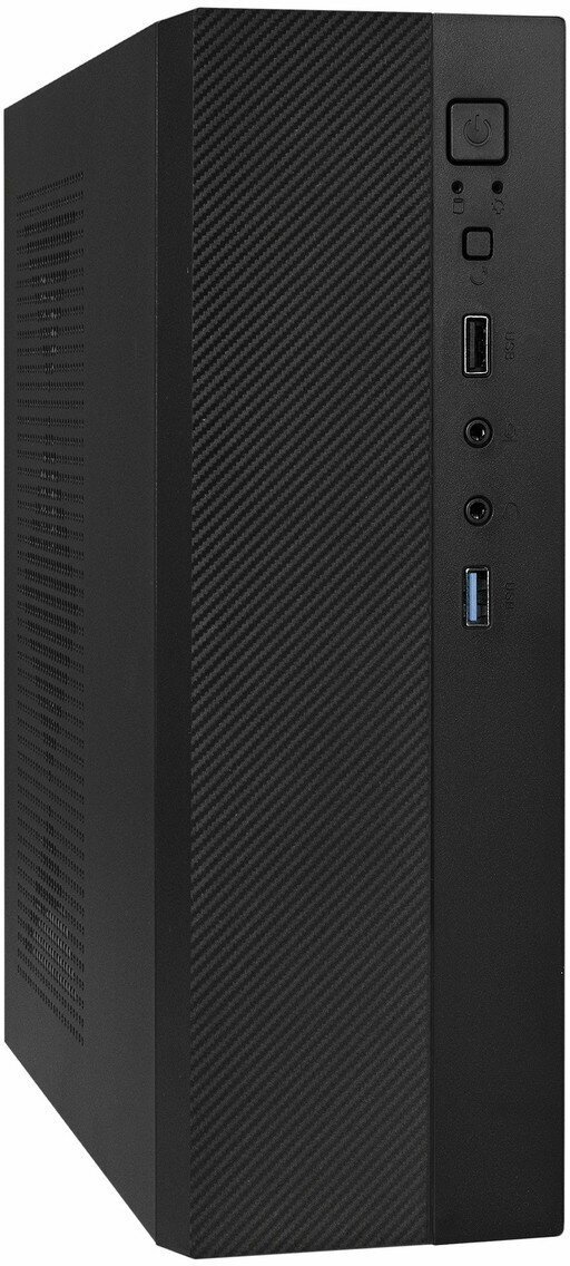 Корпус Desktop ExeGate Mi-301u mATX/mini-ITX, без БП, черный Ex291267rus .