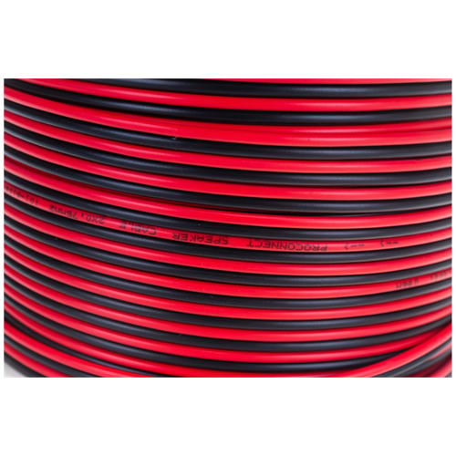 акустический кабель 2х1 10м красно черный Кабель акустический 2 х 0,75 мм2 (красно-черный) 10 метров