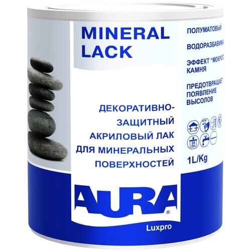 Aura Mineral Lack прозрачный, полуматовая, 1 л