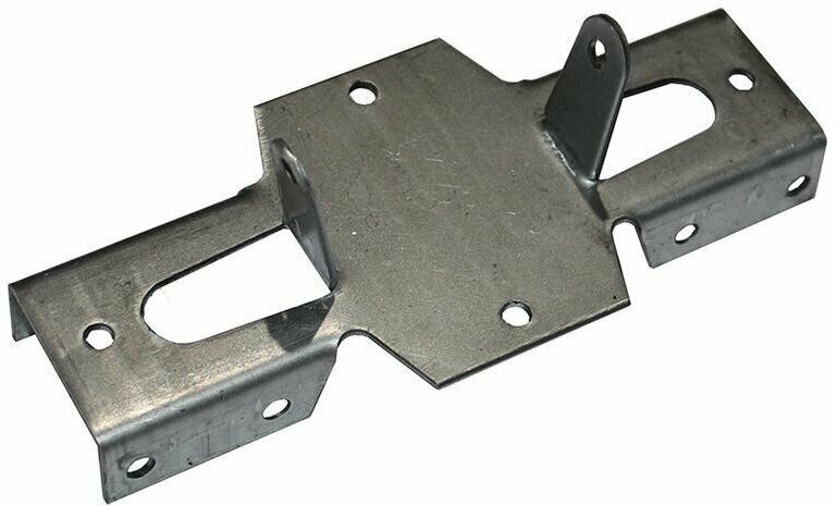 фото Кронштейн для столба заборного 60х60 мм оцинкованный