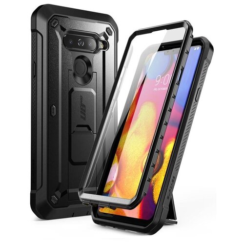 фото Неубиваемый водостойкий противоударный грязестойкий влагозащитный ударопрочный чехол-бампер mypads для lg v40 thinq / lg v40