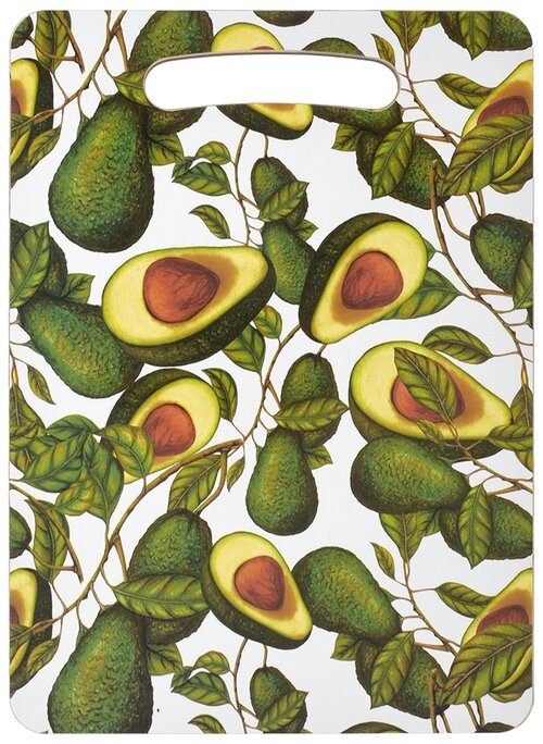 Разделочная доска Marmiton Авокадо, 17650, 29х21 см, зеленый