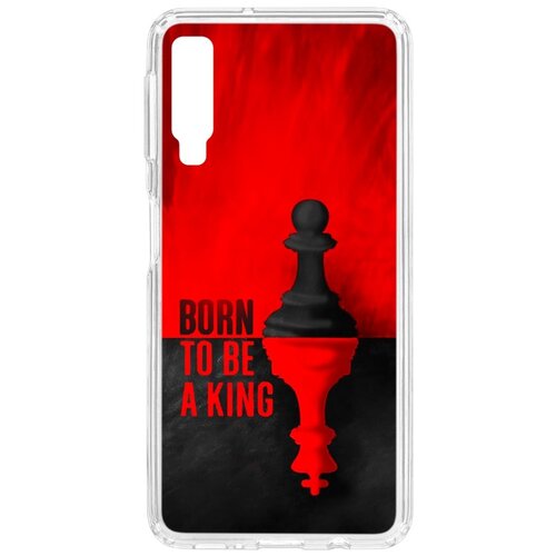 фото Чехол на samsung galaxy a7 (2018) a750 kruche print born to be a king кruче