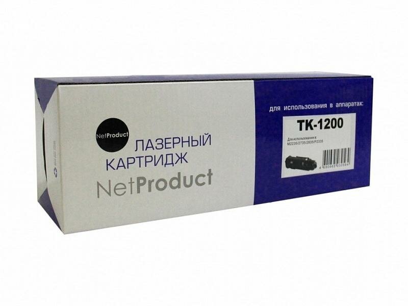 Картридж NetProduct TK-1200 подходит для Kyocera P2335d/P2335dn/P2335dw/M2235dn/M2735dn/M2835dw черный 3000стр