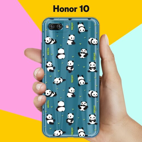 Силиконовый чехол Панды на Honor 10 силиконовый чехол панды на honor 20 pro