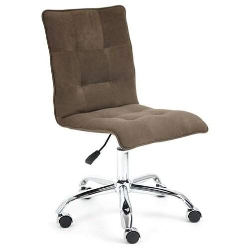 фото Компьютерное кресло tetchair zero офисное, обивка: текстиль, цвет: коричневый 6