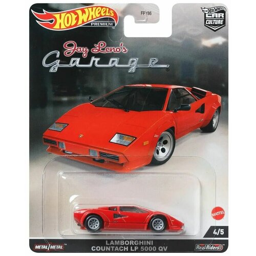  Модель коллекционная Hot Wheels Car Culture Jay Leno's Garage Lamborghini Countach LP 5000 QV Mattel