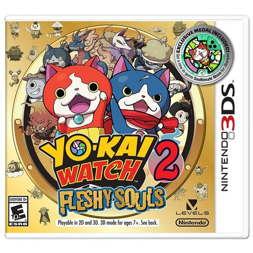 Игра Yo-Kai Watch 2: Fleshy Souls для Nintendo 3DS, картридж