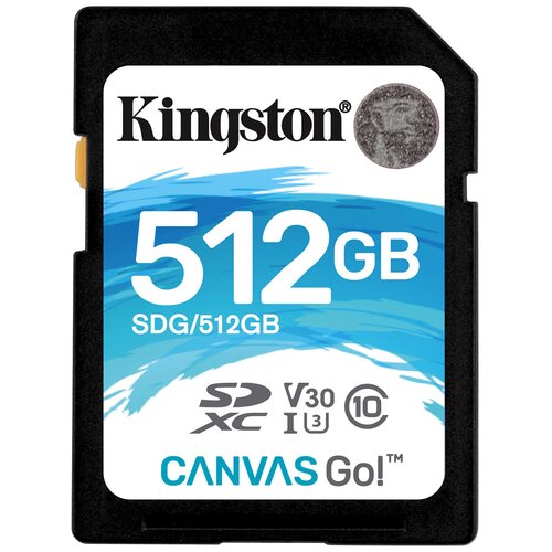 Карта памяти Kingston SDG 256 GB, чтение: 90 MB/s, запись: 45 MB/s