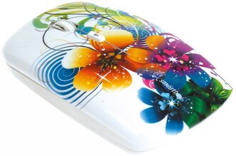 Беспроводная мышь SmartBuy SBM-327AG-FL-FC Flowers Full-Color Print White USB