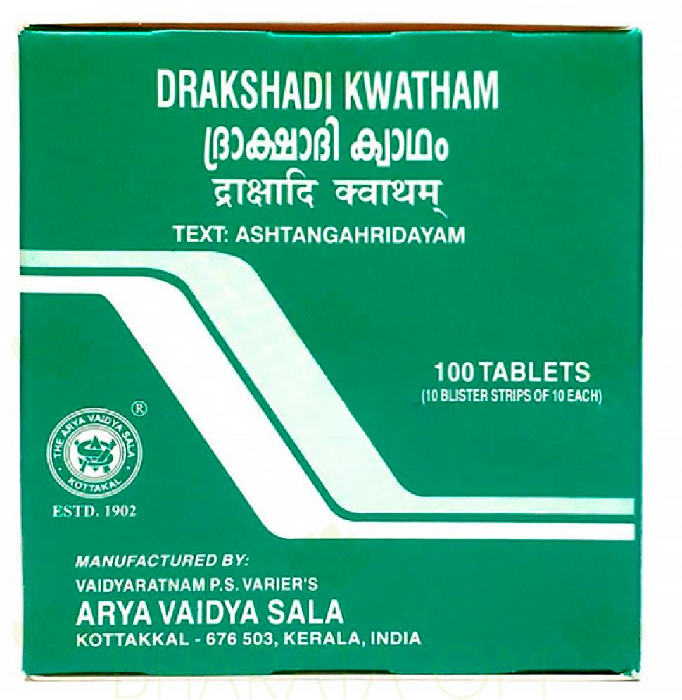 Drakshadi Kwatham, Kottakkal (Дракшади Кватхам, Коттаккал), 100 таб