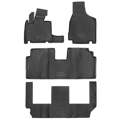 фото Element коврики в салон chrysler grand voyager rt, 2008-> 4 шт. 3 ряда (полиуретан)