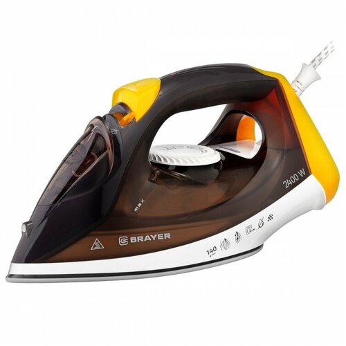 Утюг Brayer 4003BR 2400 Вт керамич самооч Пар 140 гм антикапля 339900₽