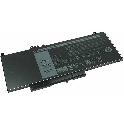 Аккумуляторная батарея для ноутбука Dell Latitude E5470 E5570 7.6V 62Wh 6MT4T аккумуляторная батарея для ноутбука dell latitude e5470 e5570 7 6v 62wh 6mt4t