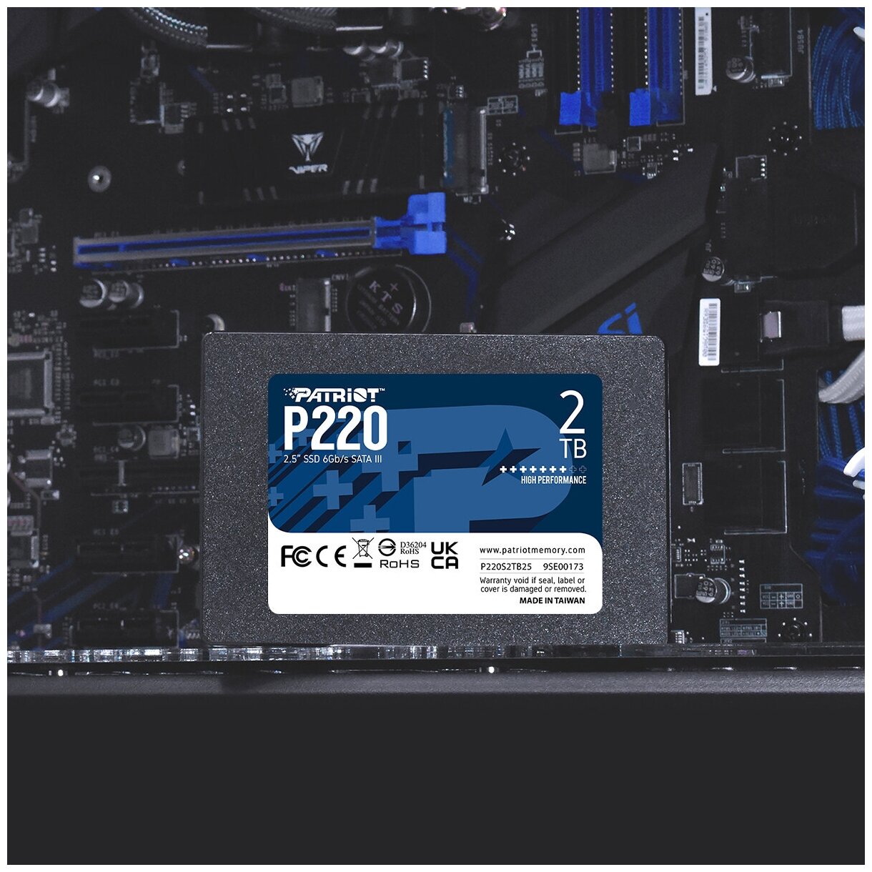 Твердотельный накопитель Patriot P220 2048ГБ, 2.5", SATA III, SATA P220S2TB25 - фото №6