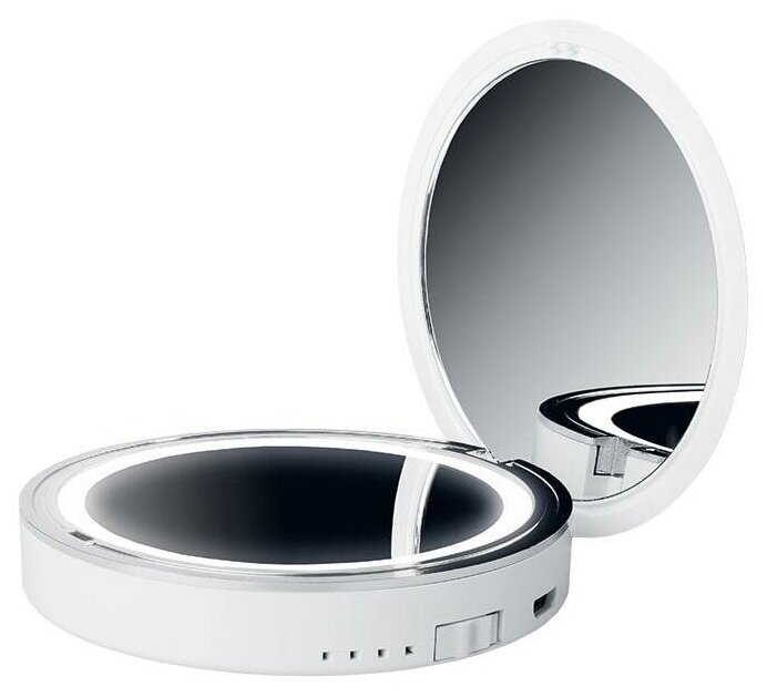 Светильник светодиодный ML-D9AC-wh косметическое зеркало с подсветкой аккумулятор бел. | код 5038165 | JazzWay (1 шт.)