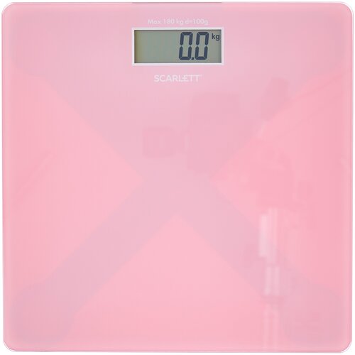 Весы электронные Scarlett SC-BS33E041, розовый весы электронные scarlett sc 217 pk
