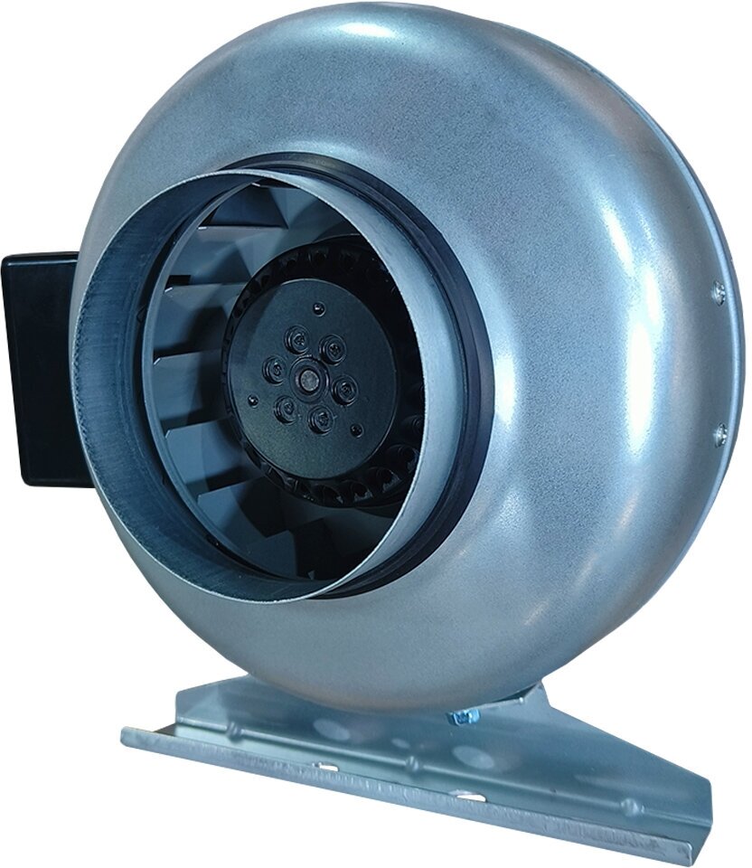 Вентилятор канальный круглый V(AC1)- 125 (металлический корпус) (0,06 кВт; 0,3А)