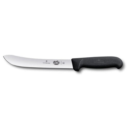 Нож кухонный Victorinox Swibo (5.7603.15) стальной разделочный для мяса лезвие 150мм прямая заточка черный
