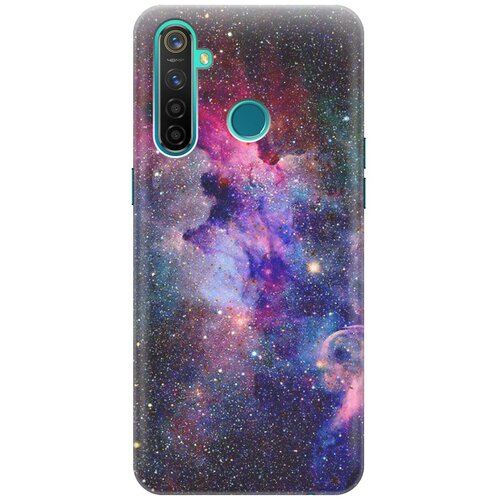 фото Cиликоновый чехол на realme 5 pro / рилми 5 про с принтом "открытый космос" gosso