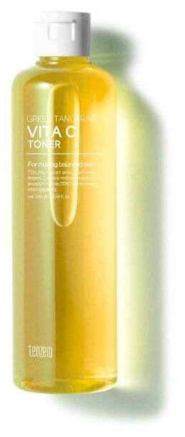 Tenzero Тонер для лица с витамином С Green Tangerine Vita C Toner 300 мл.