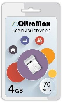 USB флэш-накопитель (OLTRAMAX OM-4GB-70-белый)