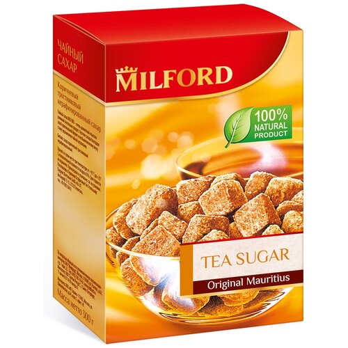 Сахар Milford Чайный коричневый тростниковый, 500 г
