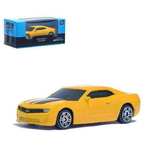 Машина металлическая CHEVROLET CAMARO, 1:64, цвет красный