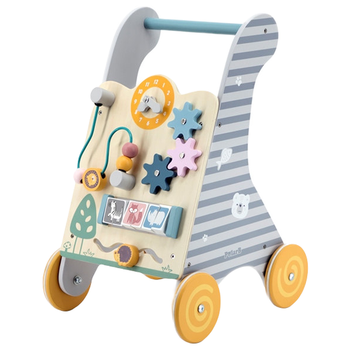 Каталка-ходунки Viga Activity Baby Walker (44028), серый каталка игрушка viga собака vg50290 белый бежевый