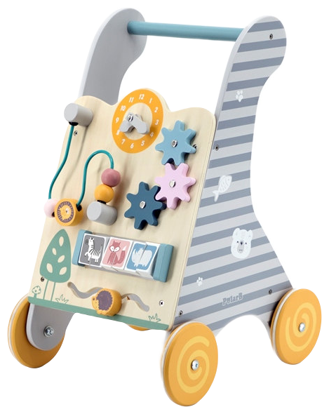 Ходунки-каталка Viga Toys PolarB с бизибордом (44028) - фото №1