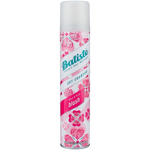 Batiste Dry Shampoo Blush - Батист Сухой шампунь с цветочным ароматом, 200 мл -